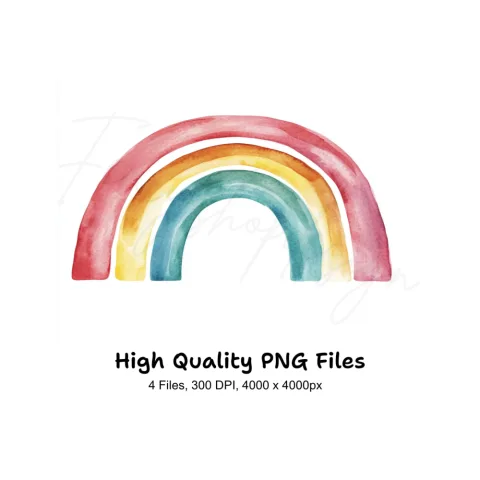 Rainbow Clipart Bundle