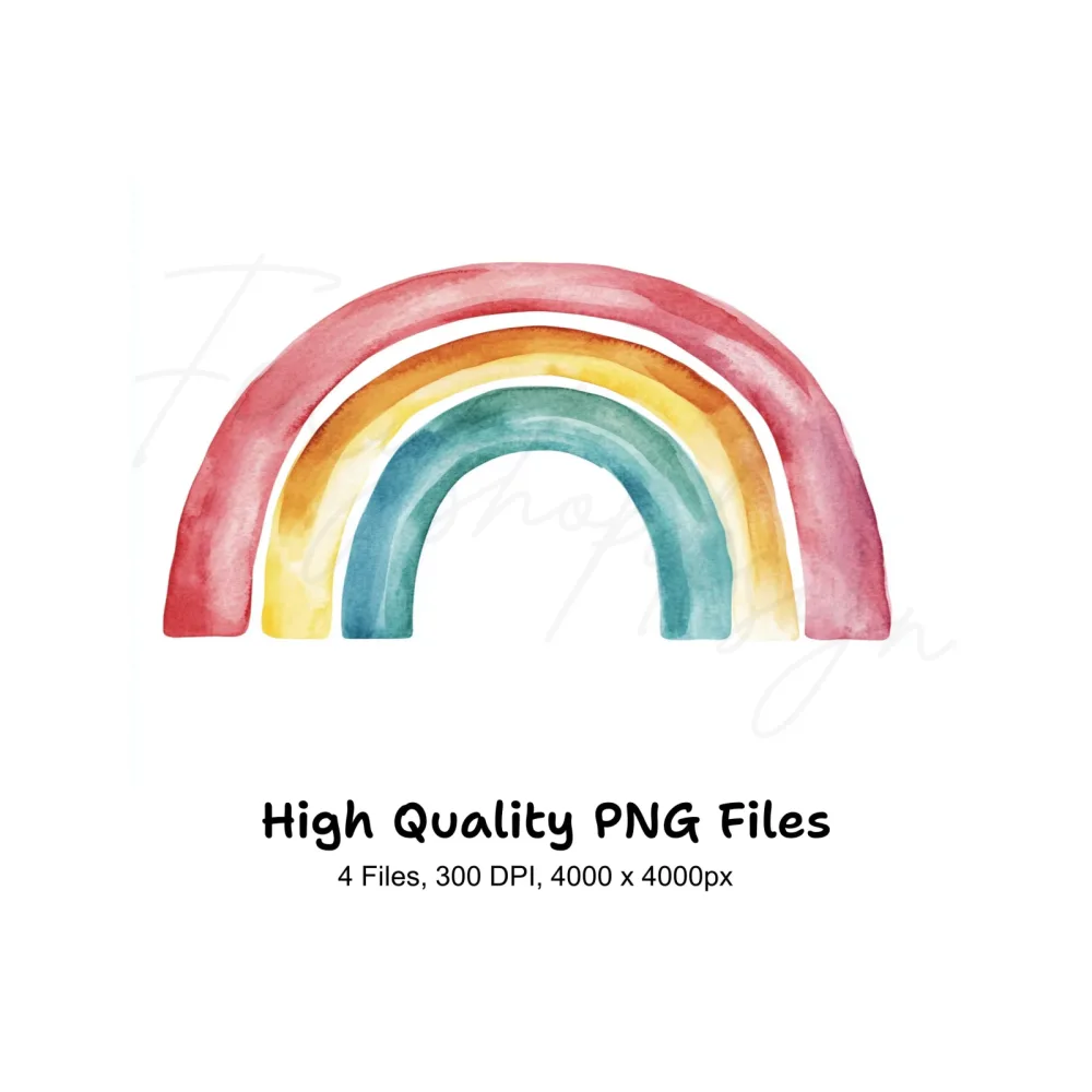 Rainbow Clipart Bundle
