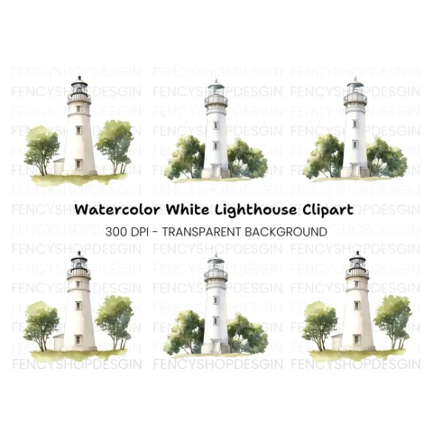 Lighthouse Clipart Bundle