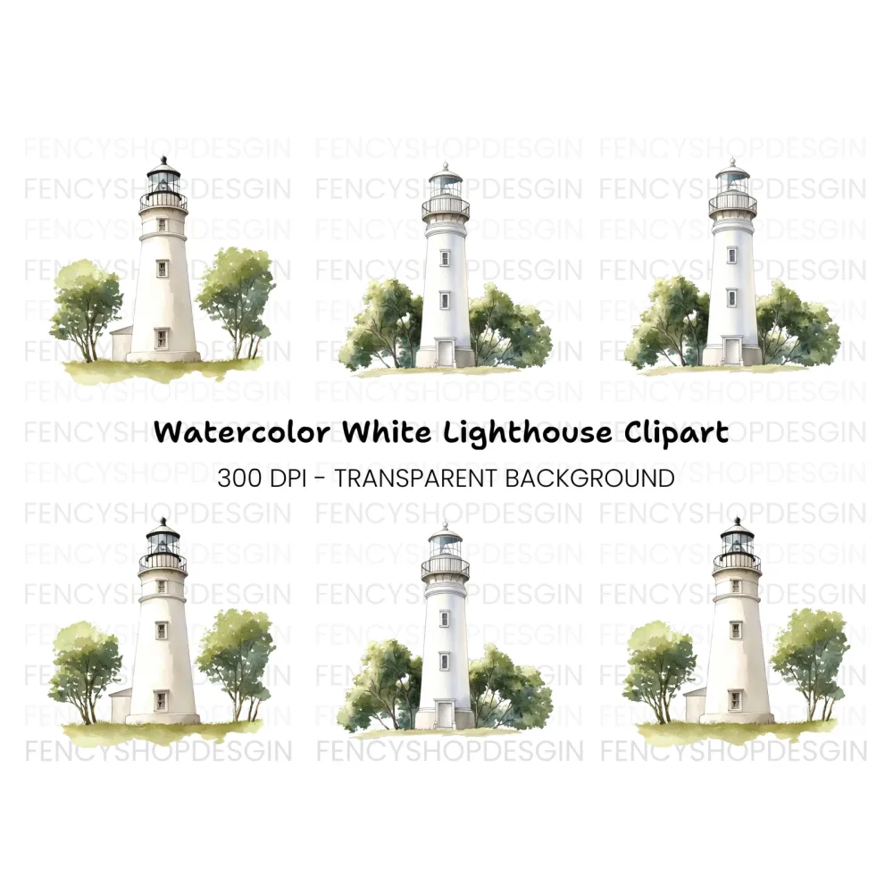 Lighthouse Clipart Bundle