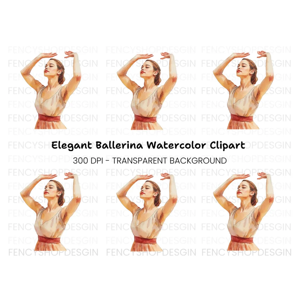 Ballerina Clipart Bundle