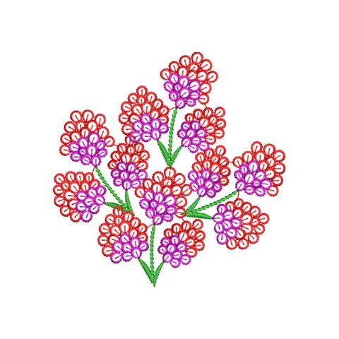 Berry Bunch Embroidery Design