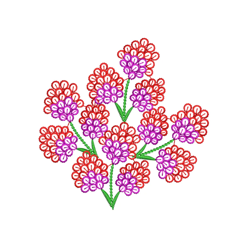Berry Bunch Embroidery Design