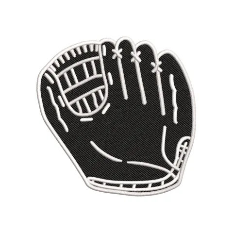 Ball Glove Embroidery Design
