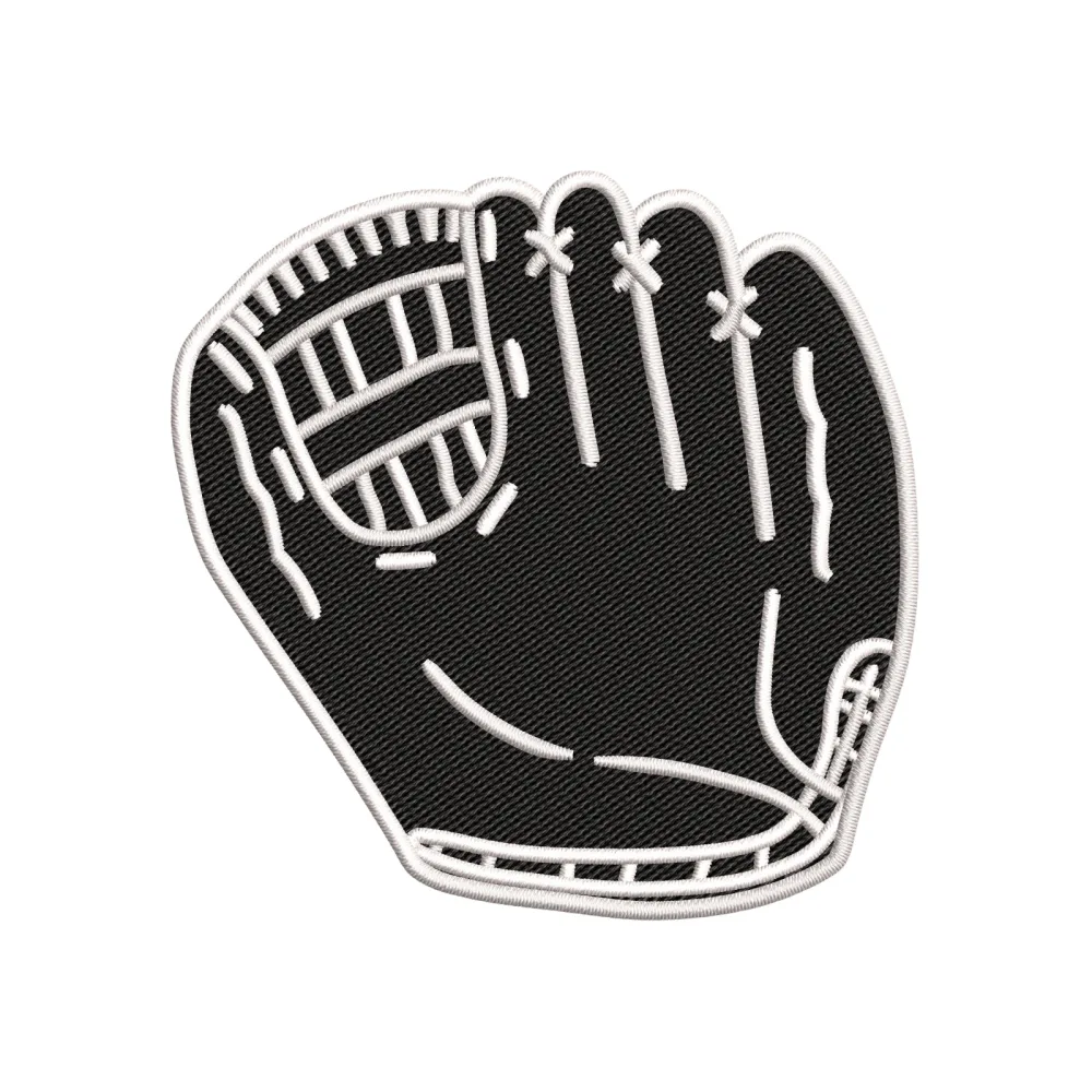 Ball Glove Embroidery Design