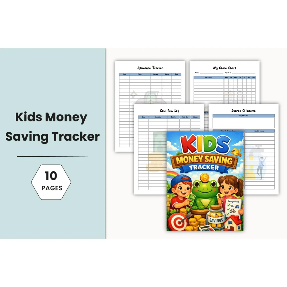 Kids Money Saving Planner