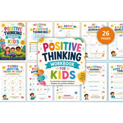 Positive Thinking For Kids Workbook