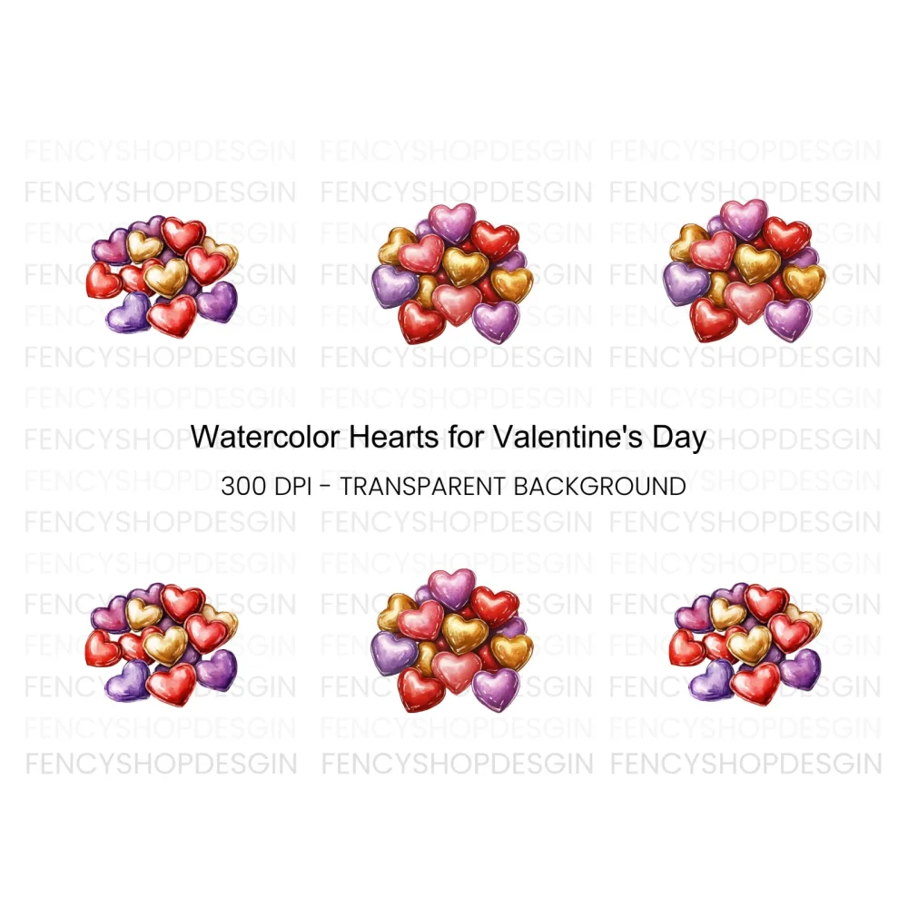 Heart Candy Clipart Bundle