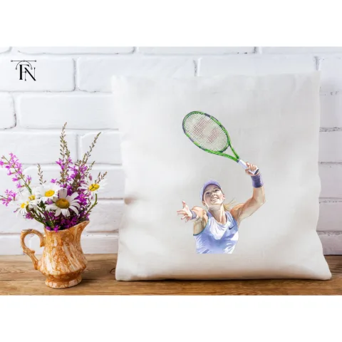 Energetic Tennis Serve Clipart Bundle