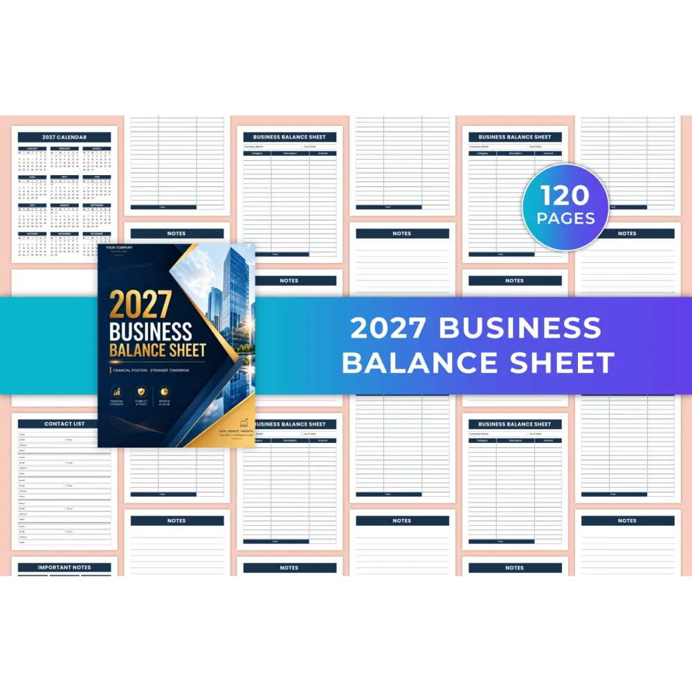 Business Balance Sheet