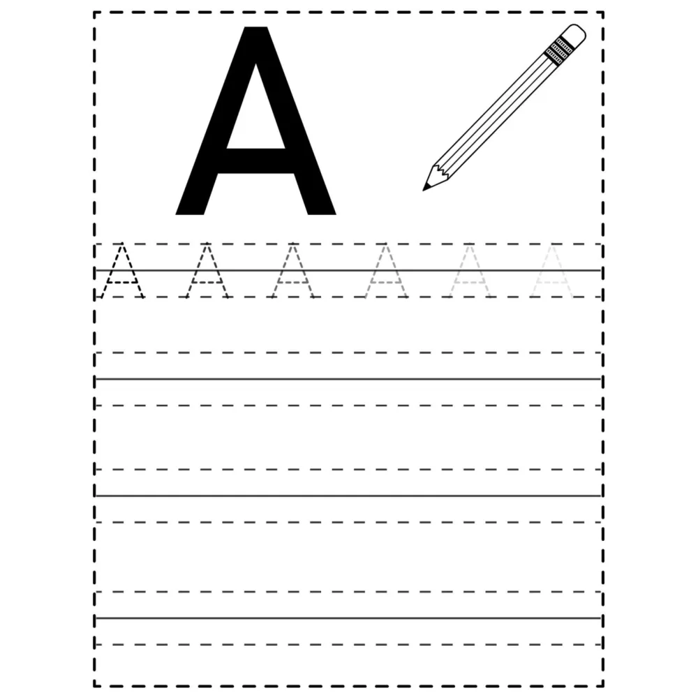 Uppercase Lowercase Letter Tracing Book