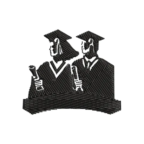 Degree Holder Embroidery Design