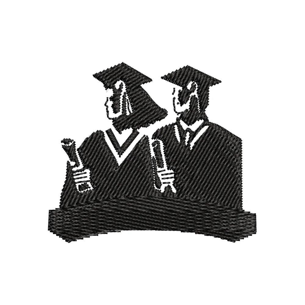 Degree Holder Embroidery Design