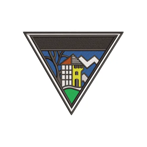 Forest Hut Embroidery Design