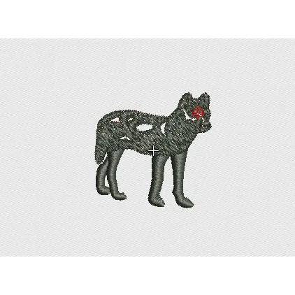 Fox Embroidery Design