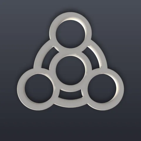 Fidget Spinner Rings 3D Print STL File