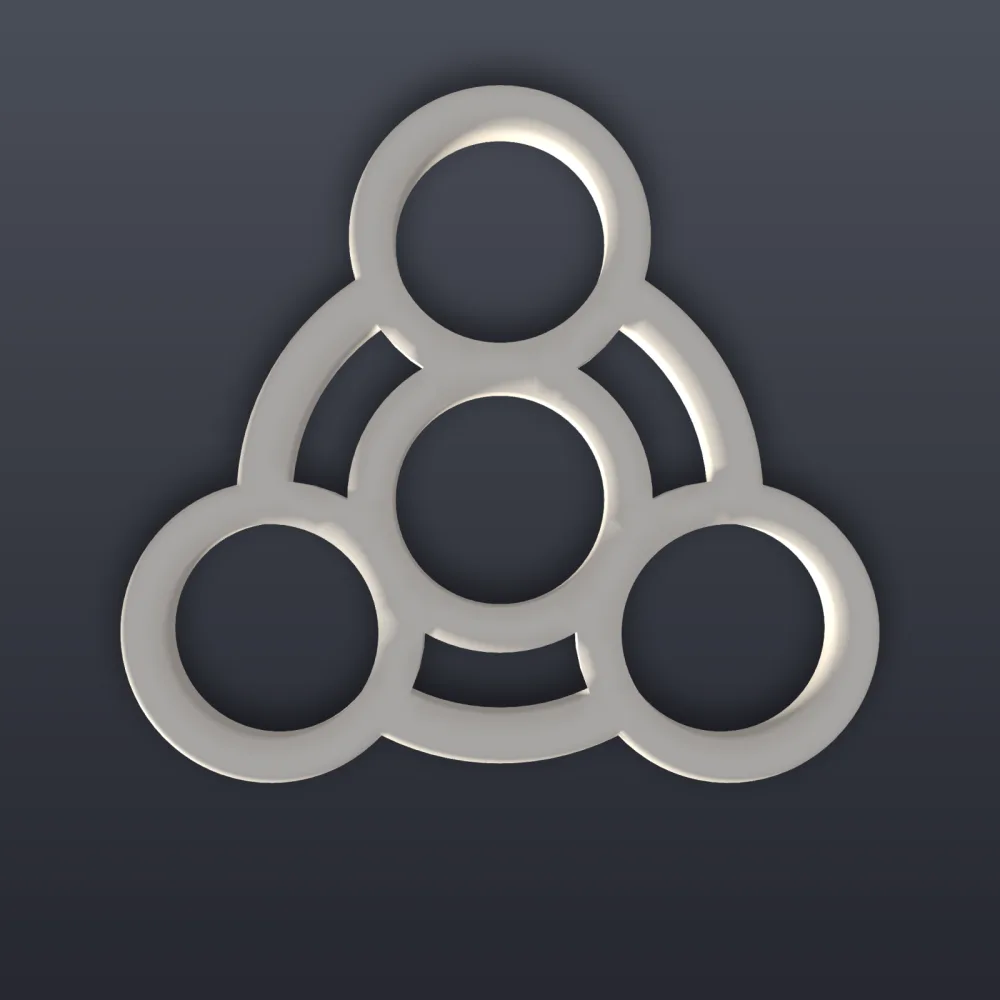 Fidget Spinner Rings 3D Print STL File