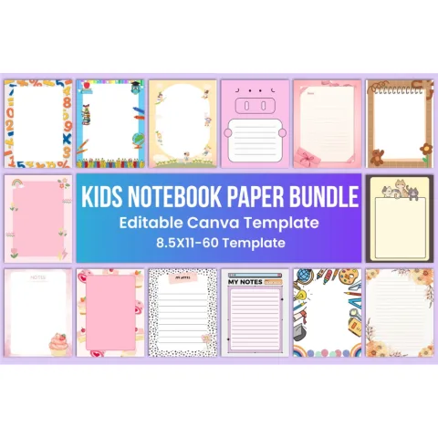 Kids Notebook Planner