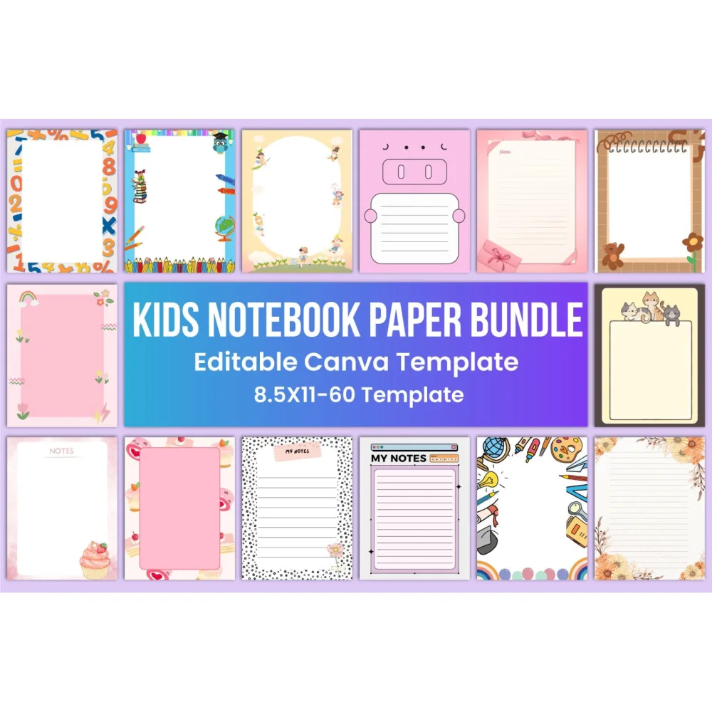 Kids Notebook Planner