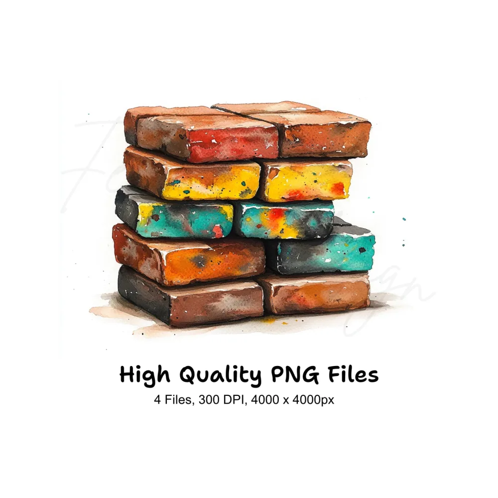 Bricks Clipart Bundle