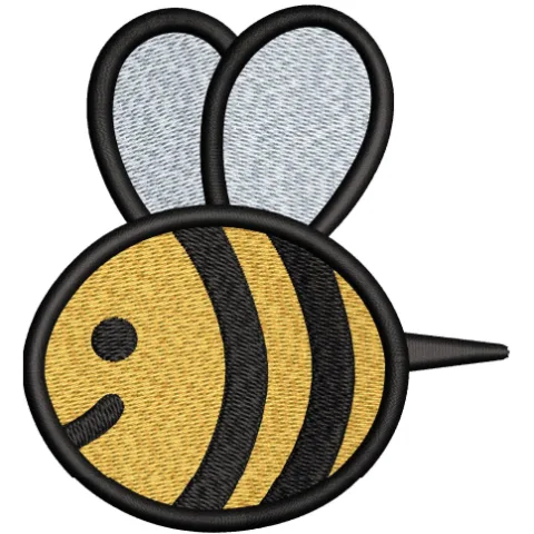 Honey Bee Embroidery Design