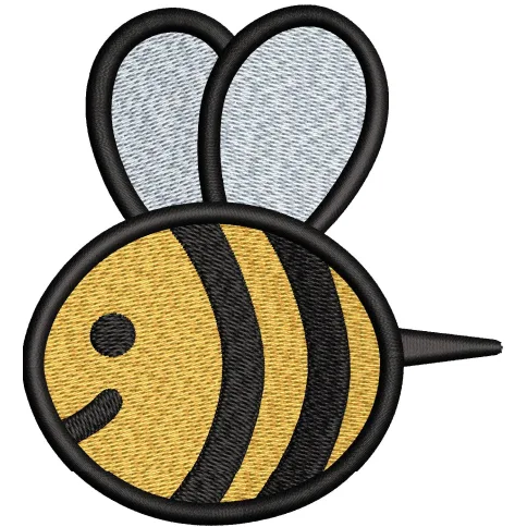 Honey Bee Embroidery Design