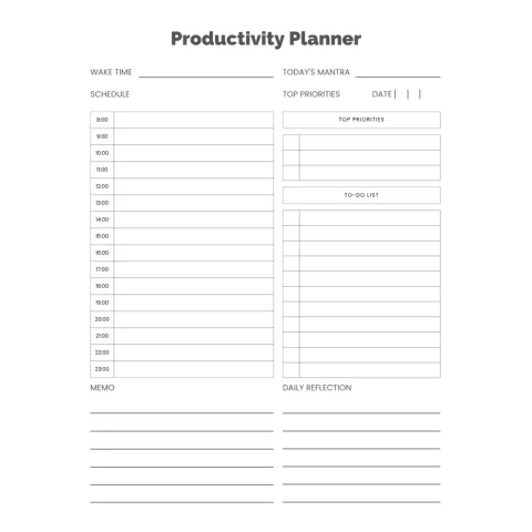 Productivity Planner Bundle