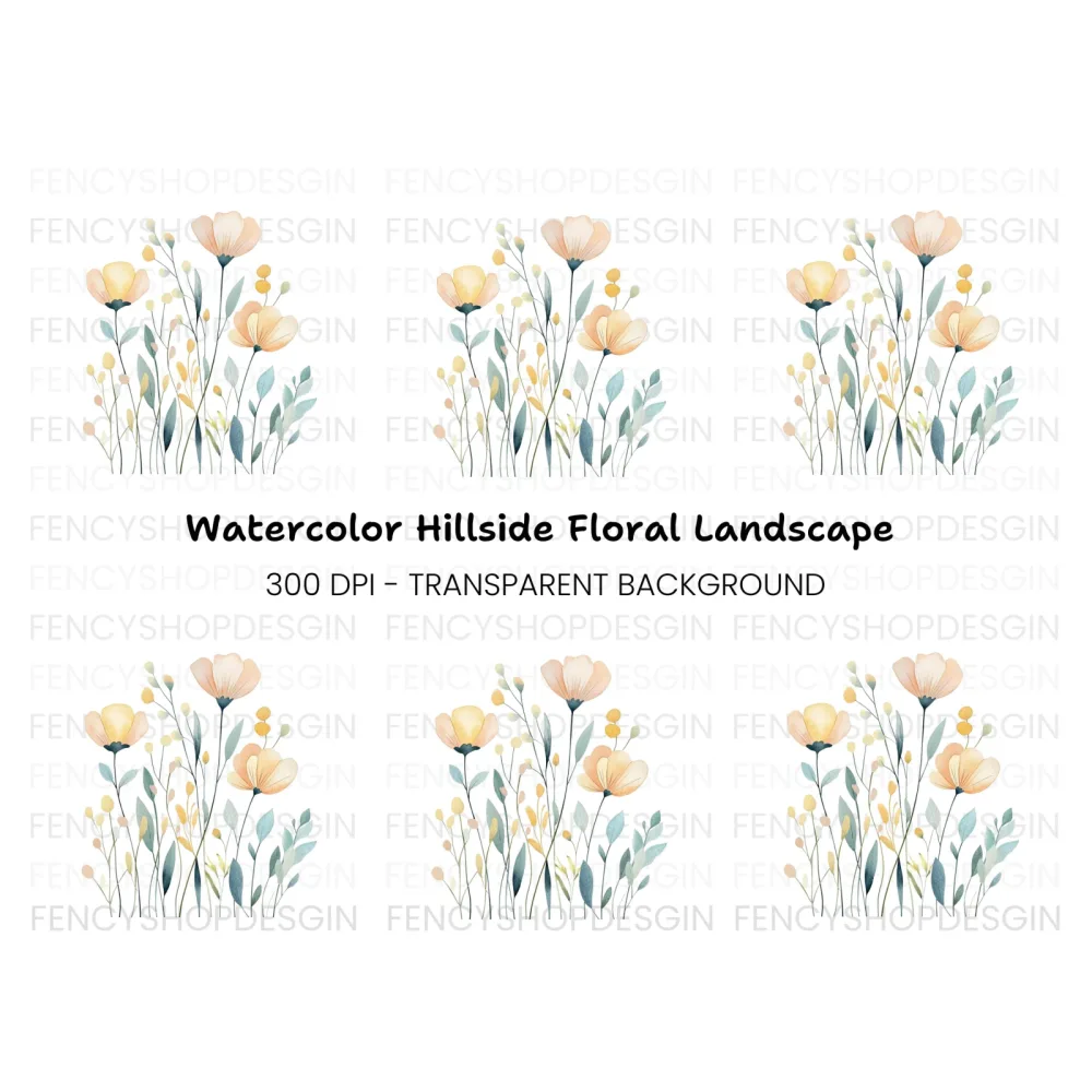 Wildflower Clipart Bundle