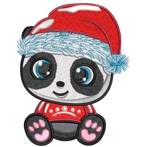 Panda Baby Embroidery Design