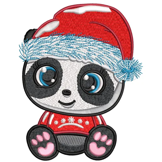 Panda Baby Embroidery Design