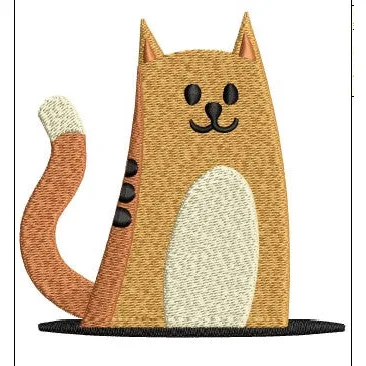 Cat Embroidery Design