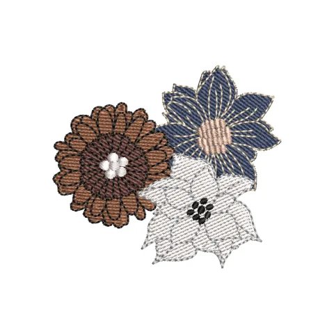 Flowers Embroidery Design