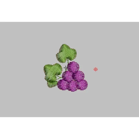 Grapes Embroidery Design
