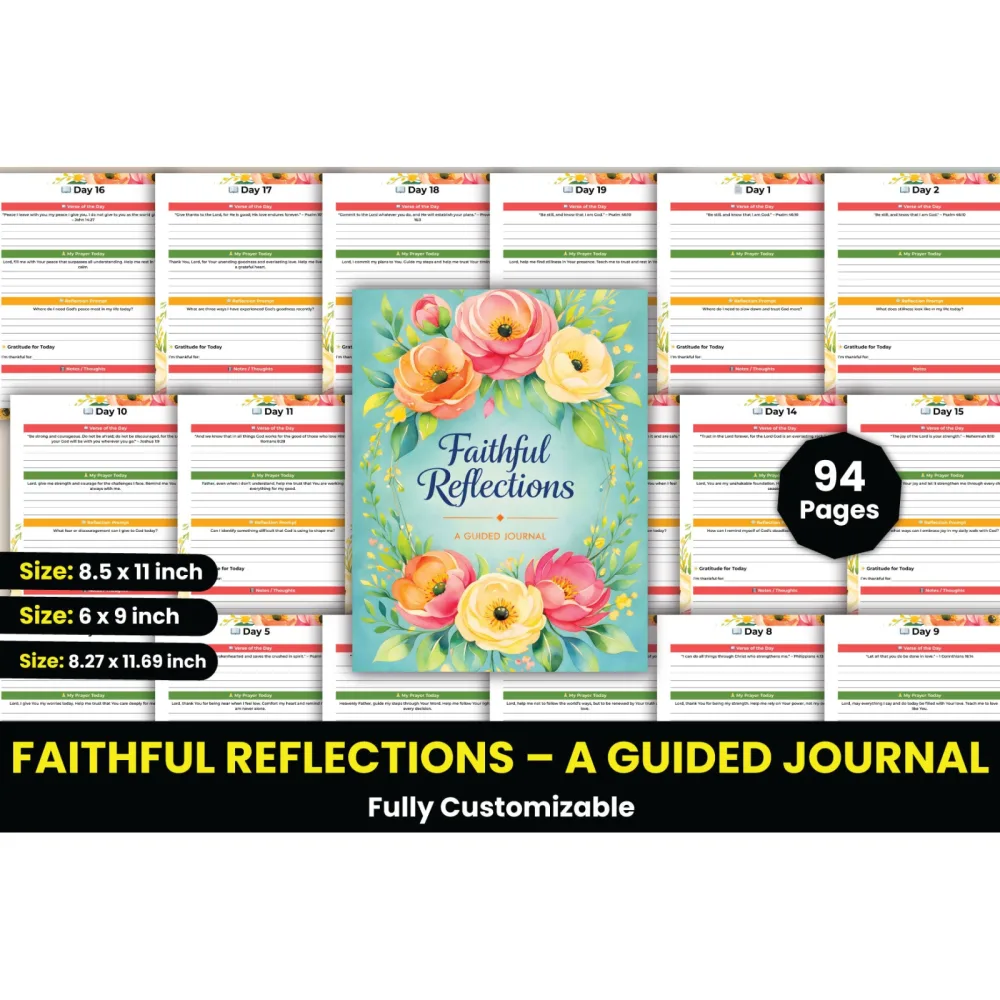 Faithful Reflections Guided Journal