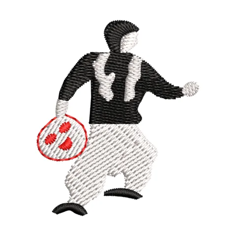 Mask Man Embroidery Design