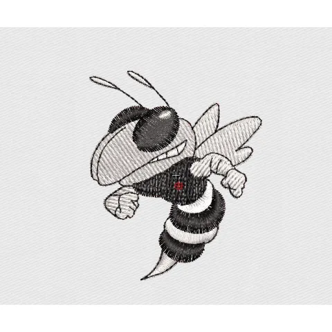 Bee Embroidery Design