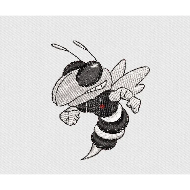 Bee Embroidery Design