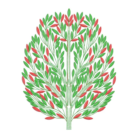 Plant Embroidery Design