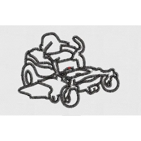Car Embroidery Design