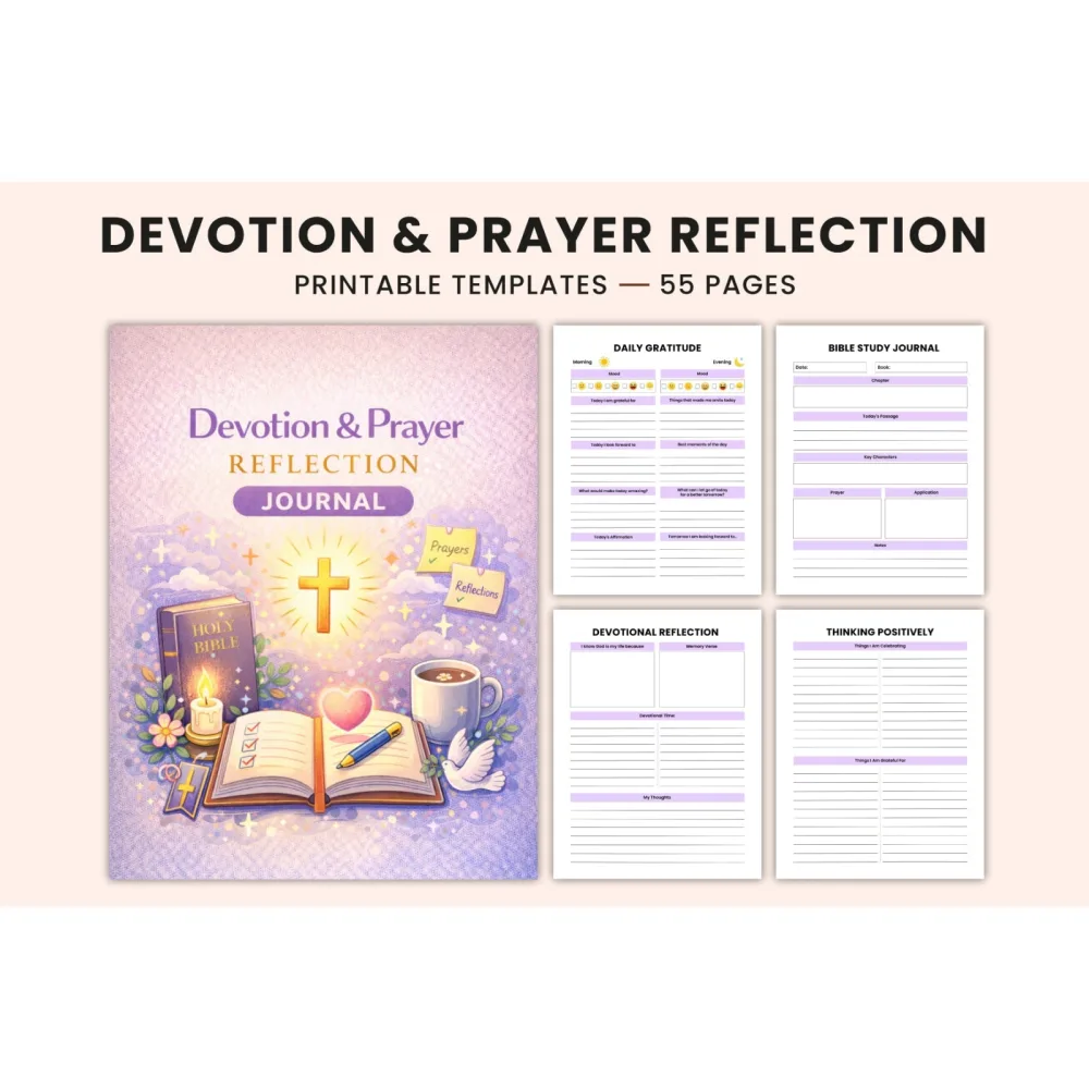 Devotion Prayer Reflection Journal
