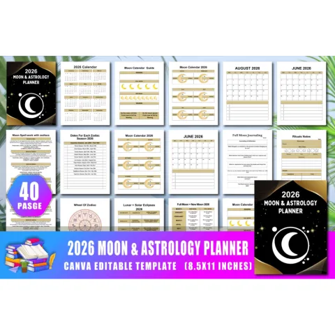 Moon Astrology Planner