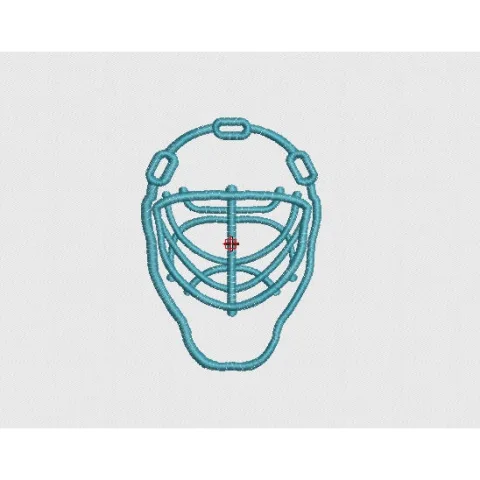 Helmet Embroidery Design