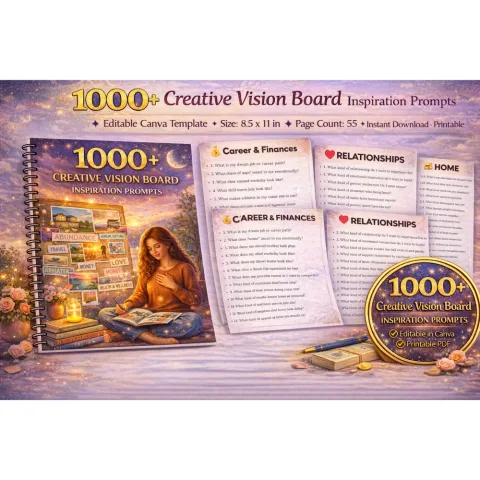 Creative Vision Board Inspiration Prompts