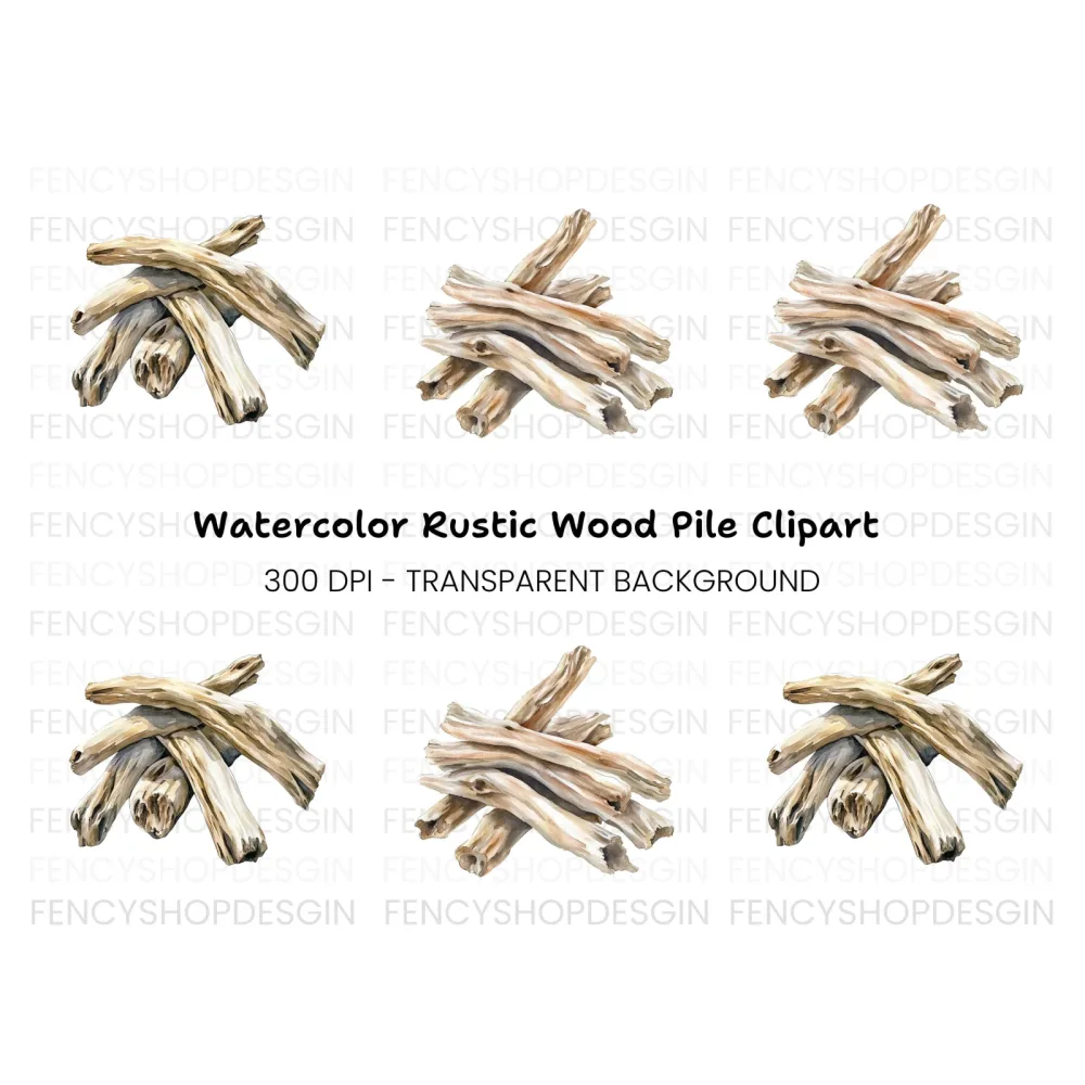 Driftwood Clipart Bundle