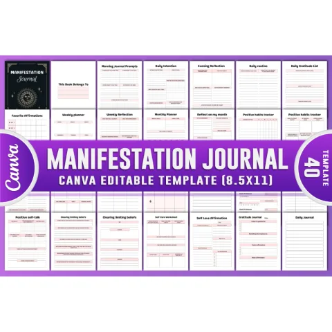 Manifestation Journal for Personal Growth