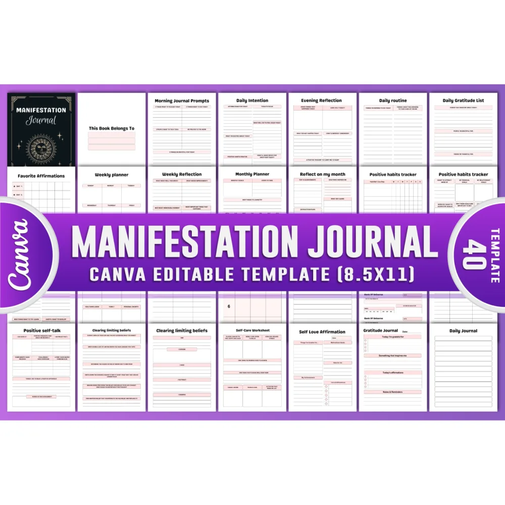 Manifestation Journal for Personal Growth