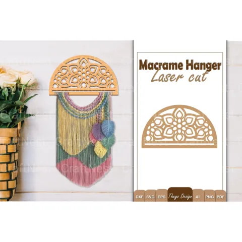 Macrame Flower SVG Bundle