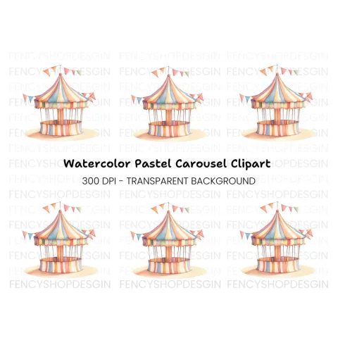 Circus Tent Clipart Bundle