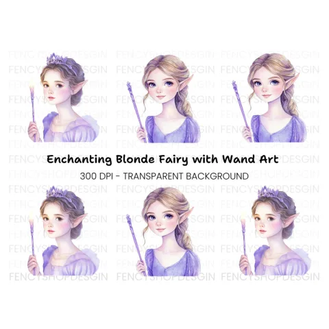Enchanting Elf Fairy Clipart Bundle