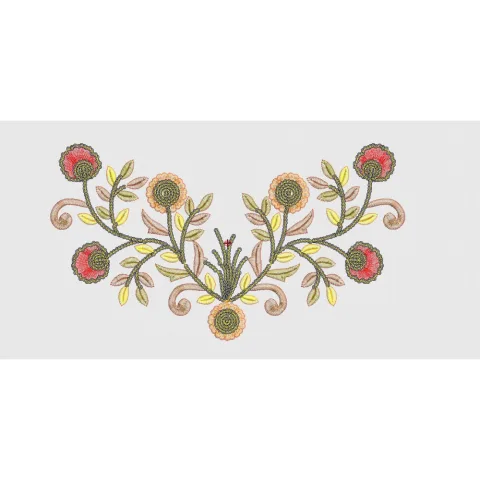 Flower Embroidery Design